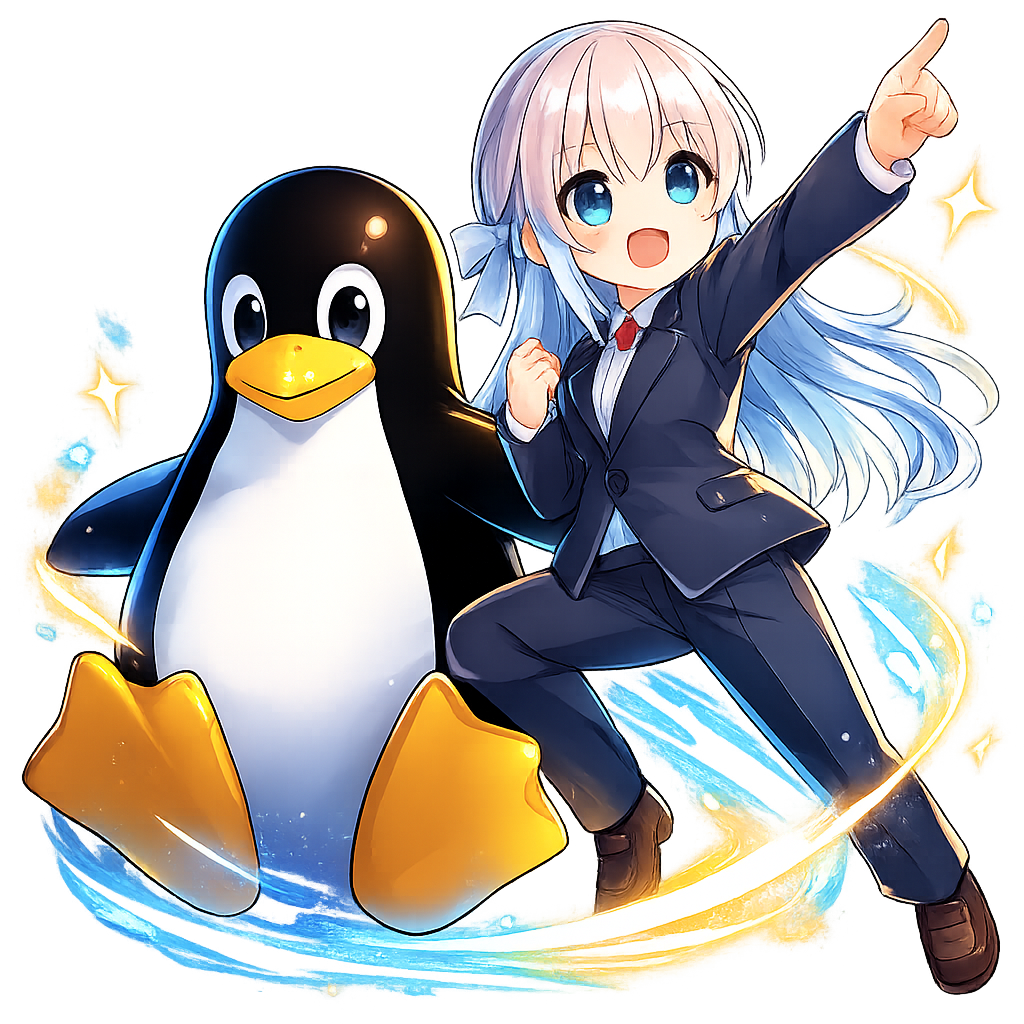 アカツキちゃん — Linux ルート