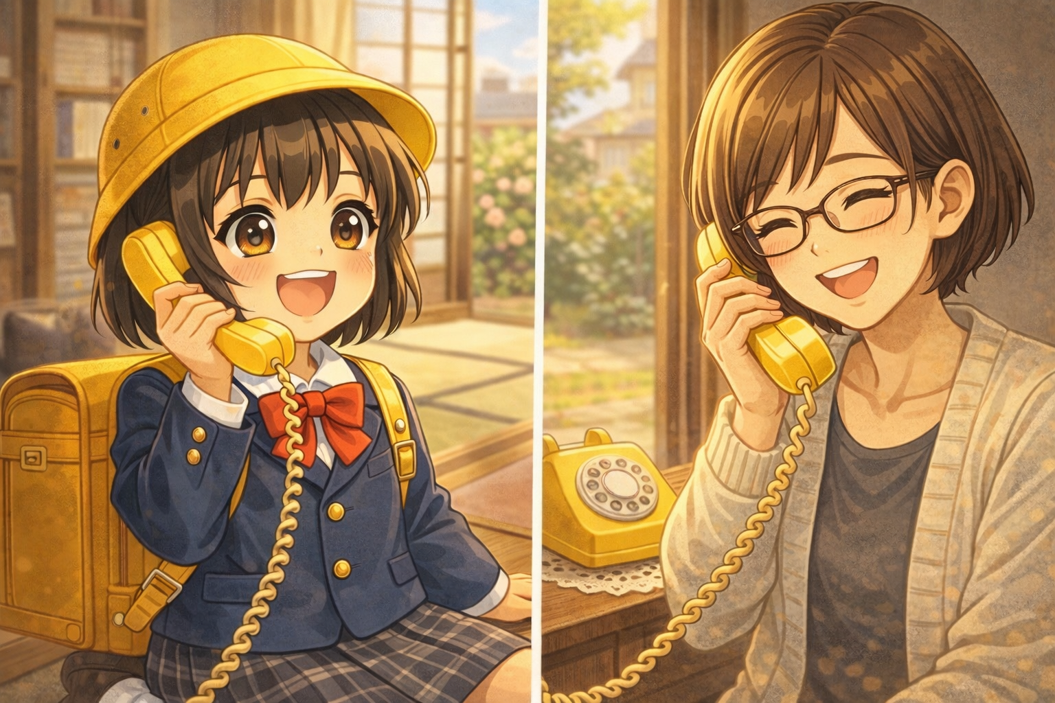 ROCmでんわのイラスト